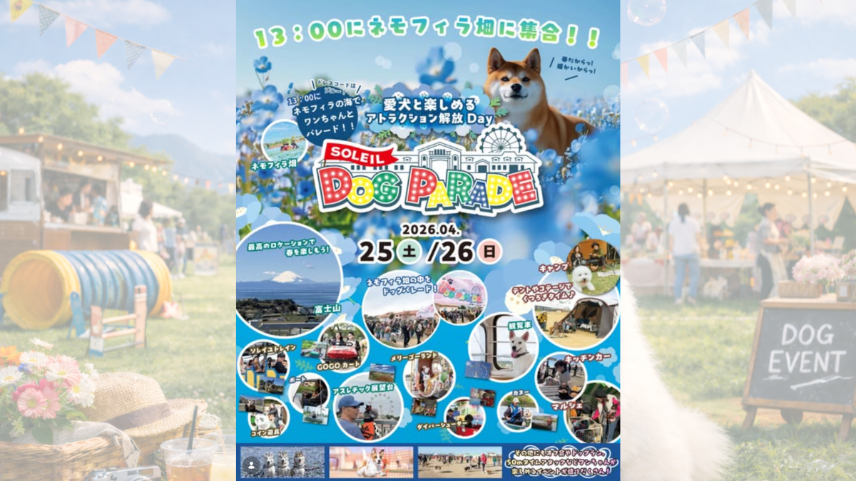第3回 SOLEIL DOG PARADE 2026 Spring のサムネイル